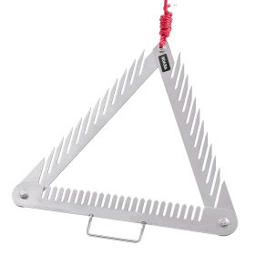 VEVOR 24in Aquatic Weed Rake, 3-Sided Lake Weed Rake with Handle, Portable and Foldable Pond Water Grass Razor